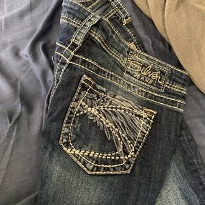Aiko Bootcut Silver Jean W28/L33